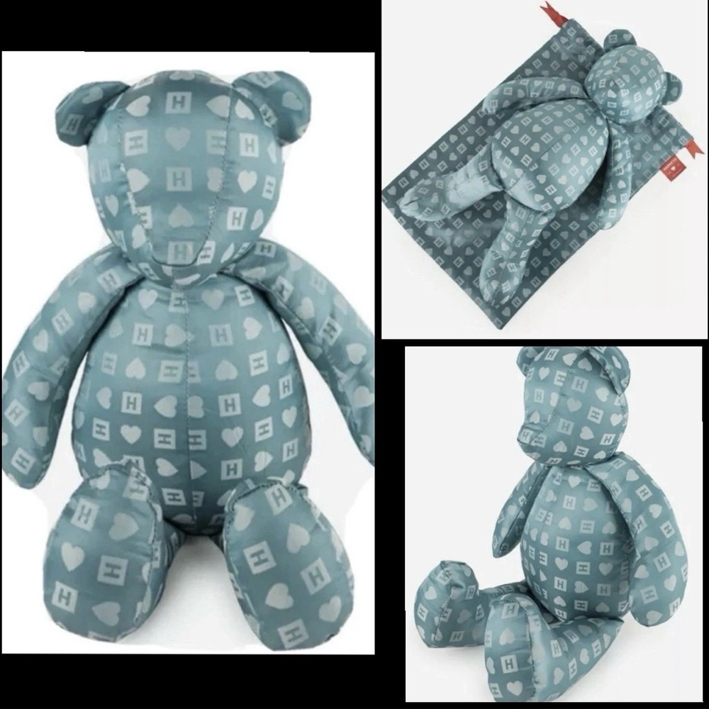Harvey’s Seatbelt LE Cali Bear plush with sleeping bag / chambray / NEW sealed